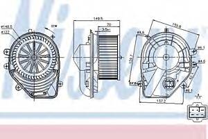 Вентилятор отопителя для моделей: AUDI (A4, A4), SKODA (SUPERB), VOLKSWAGEN (PASSAT,PASSAT,PASSAT,PASSAT)