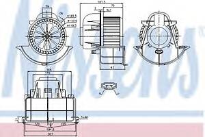 Вентилятор отопителя для моделей: AUDI (Q7), PORSCHE (CAYENNE), VOLKSWAGEN (TOUAREG,AMAROK)