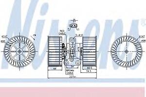 Вентилятор отопителя для моделей: BMW (5-Series, 5-Series,X5), LAND ROVER (RANGE-ROVER)