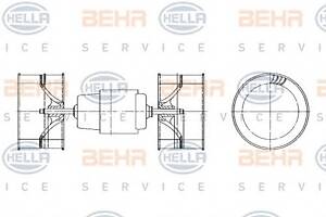 Вентилятор отопителя для моделей: BMW (Z1, 3-Series,3-Series,3-Series,Z3,Z3)