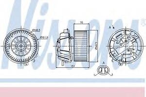 Вентилятор обігрівача для моделей: CITROËN (C3, C3, C2, C2), PEUGEOT (1007)