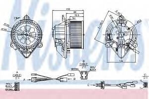 Вентилятор отопителя для моделей: CITROËN (XANTIA, XANTIA,XANTIA,XANTIA)