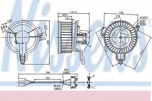 Вентилятор отопителя для моделей: CITROËN (ZX, BERLINGO,BERLINGO,ZX), PEUGEOT (306,306,306,PARTNER,PARTNER,306,306)