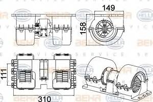 Вентилятор отопителя для моделей: DAF (75, 85,CF,CF,CF)