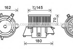 Вентилятор отопителя для моделей: FIAT (PUNTO, DOBLO,DOBLO,PUNTO)