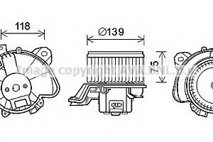 Вентилятор отопителя для моделей: FIAT (PUNTO, PUNTO,PUNTO,PUNTO), OPEL (CORSA,CORSA)