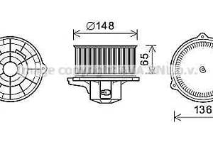 Вентилятор обігрівача для моделей: KIA (PICANTO)