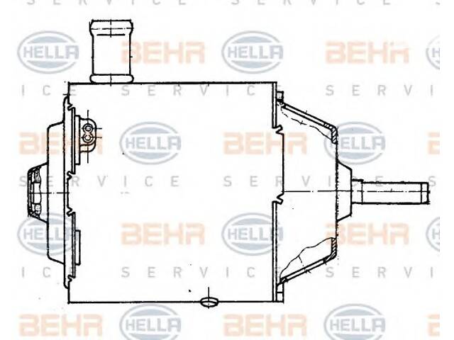 Вентилятор отопителя для моделей: MERCEDES-BENZ (UNIMOG), SETRA (Series)