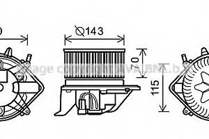 Вентилятор отопителя для моделей: MINI (CLUBMAN, COOPER,CABRIO,COUNTRYMAN,COUPE,ROADSTER,CLUBVAN,PACEMAN)