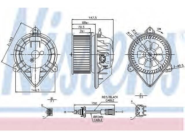 Вентилятор отопителя для моделей: NISSAN (INTERSTAR, INTERSTAR,INTERSTAR), OPEL (MOVANO,MOVANO,MOVANO,MOVANO), RENAULT