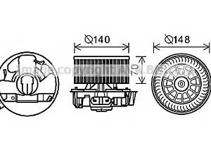 Вентилятор отопителя  для моделей: NISSAN (MICRA, MICRA,NOTE)