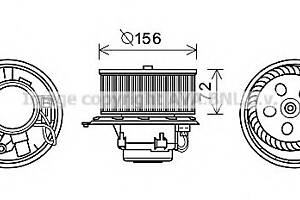 Вентилятор отопителя для моделей: RENAULT (LAGUNA, LAGUNA,VEL)