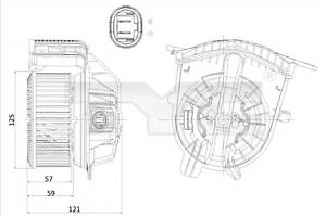 Вентилятор отопителя для моделей: RENAULT (SCENIC, GRAND-SCENIC)