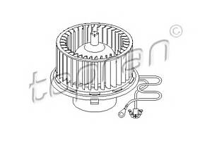 Вентилятор отопителя для моделей: SEAT (CORDOBA, IBIZA,INCA,AROSA,CORDOBA), VOLKSWAGEN (POLO,POLO,POLO,CADDY,CADDY)