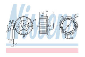 Вентилятор отопителя салона 87031