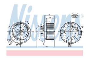 Вентилятор отопителя салона 87034
