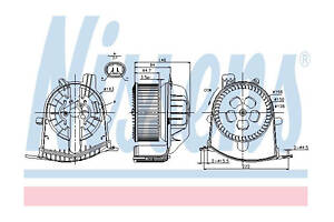 Вентилятор отопителя салона 87038