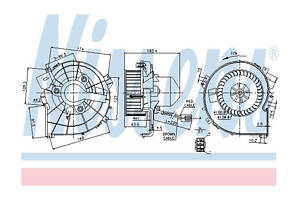 Вентилятор обігрівача салону 87080
