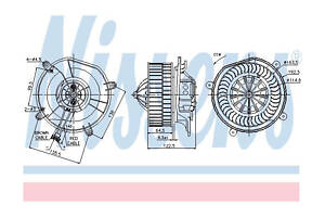 Вентилятор отопителя салона 87103