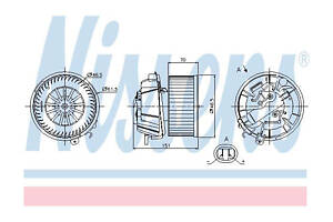 Вентилятор отопителя салона 87127