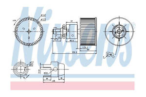 Вентилятор отопителя салона 87149