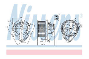 Вентилятор отопителя салона 87156