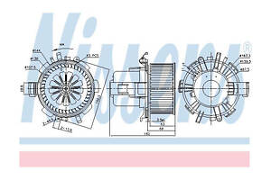 Вентилятор отопителя салона 87180
