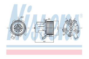 Вентилятор отопителя салона 87208