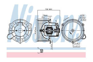 Вентилятор отопителя салона 87234