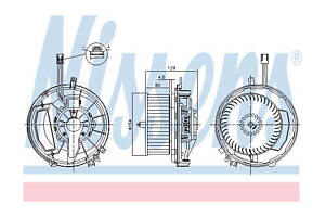 Вентилятор отопителя салона 87256