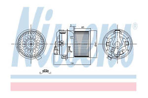 Вентилятор отопителя салона 87258