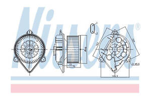 Вентилятор отопителя салона 87265
