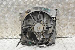 Вентилятор радиатора 7 лопастей в сборе с диффузором Renault Clio