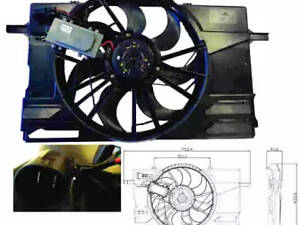 Вентилятор радиатора на C30, C70, S40