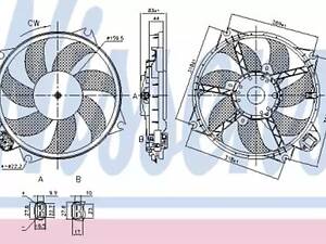 Вентилятор радіатора на Fluence, Megane, Modus, Scenic