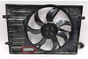 Вентилятор радиатора охлаждающей жидкости 450W 455MM BROSE с повреждением VW E-GOLF 5Q0121203CL