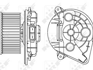 Вентилятор салона, RENAULT Trafic II 200104-