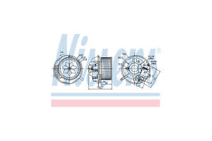 Вентилятор салона 87072
