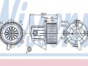 Вентилятор салону NISSENS 87090 на CITROËN C4 I (LC_)