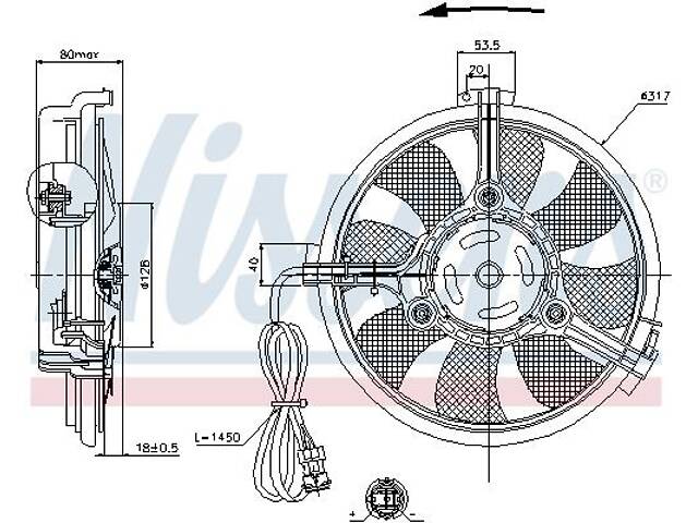 Вентилятор VW SHARAN (7M_) / AUDI A4 B5 (8D2) / AUDI A6 C5 (4B5) 1991-2010 г.