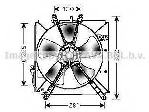 Вентилятор AVA QUALITY COOLING TO7512 на TOYOTA COROLLA Wagon (__E11_)