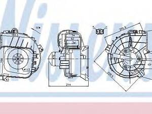 Вентилятор кабiни кондиц. NISSENS 87084 на OPEL VITA C (F08, F68)