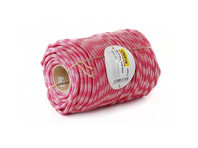 Веревка плетеная Unifix 8мм x 100м узорная (699576) - Фото 1