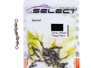 Вертлюг Select YM1023 тройной size 10 10шт/уп (1870.24.22)