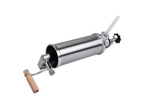 Вертикальный шприц для колбасы 2,5 л из нержавеющей стали шприц колбасный 4 насадки 16788-5