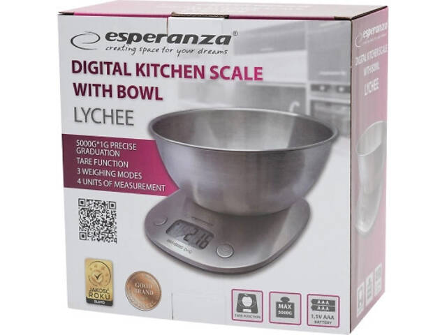 Кухонні ваги Esperanza EKS008 - Фото 9