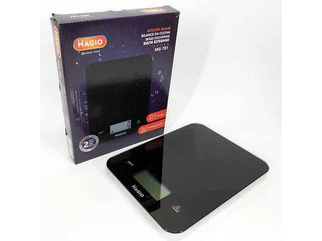 Ваги кухонні MAGIO MG-781 водонепроникні, ваги для зважування продуктів, ваги харчові - Фото 1