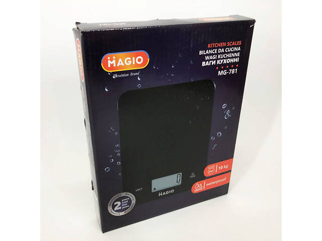 Ваги кухонні MAGIO MG-781 водонепроникні, ваги для зважування продуктів, ваги харчові - Фото 14