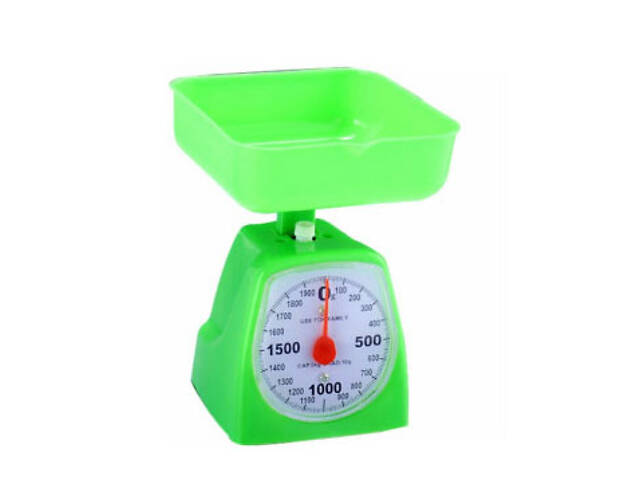 Ваги кухонні механічні MATARIX MX-405 5 кг, ваги для зважування продуктів. Колір: зелений - Фото 9
