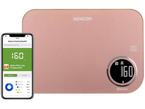Ваги кухонні Sencor SKS7075RS 5 кг рожеві